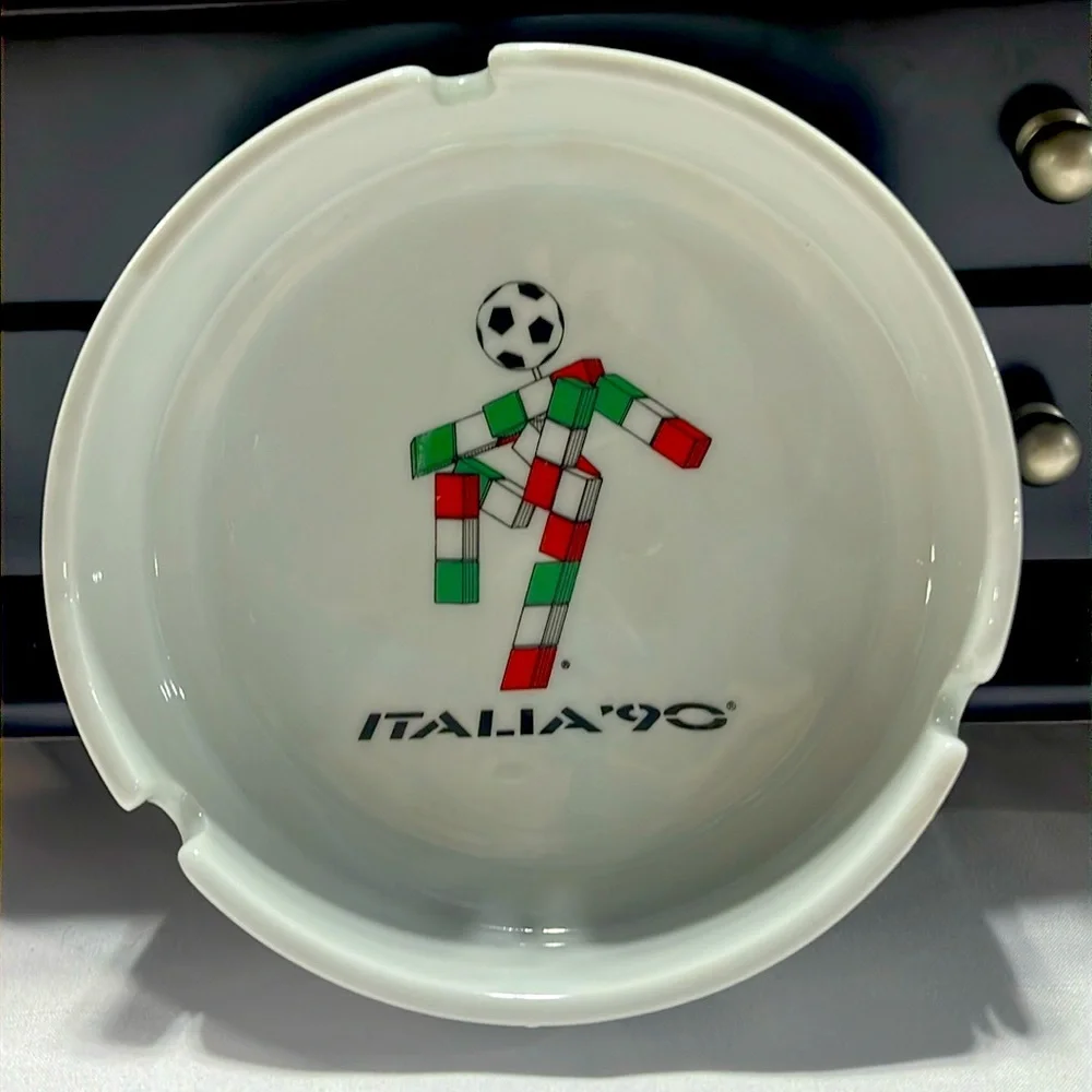 1990ca *Italia ‘90* Ceramic Ashtray- Super Rare-Vintage - Picture 3 of 5